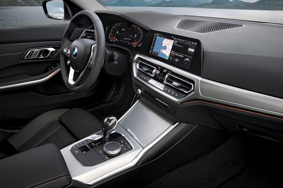 Интерьер BMW 320d Sport Line (G20) 2019 года  (WW) (фото 34 из 311)